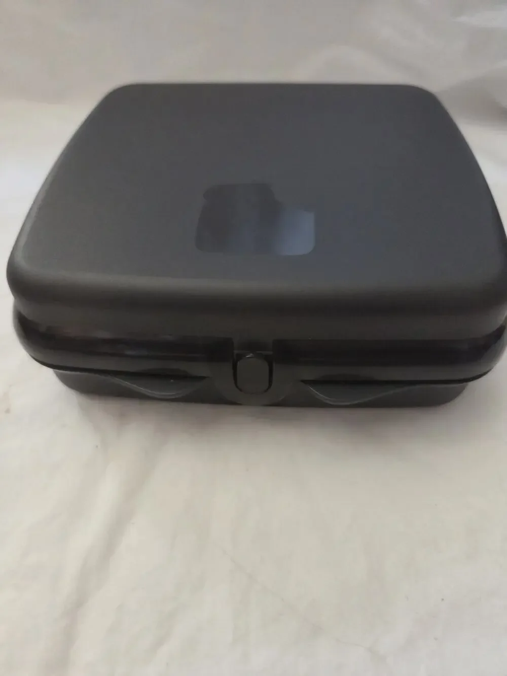 Tupperware Black Hinged 5
